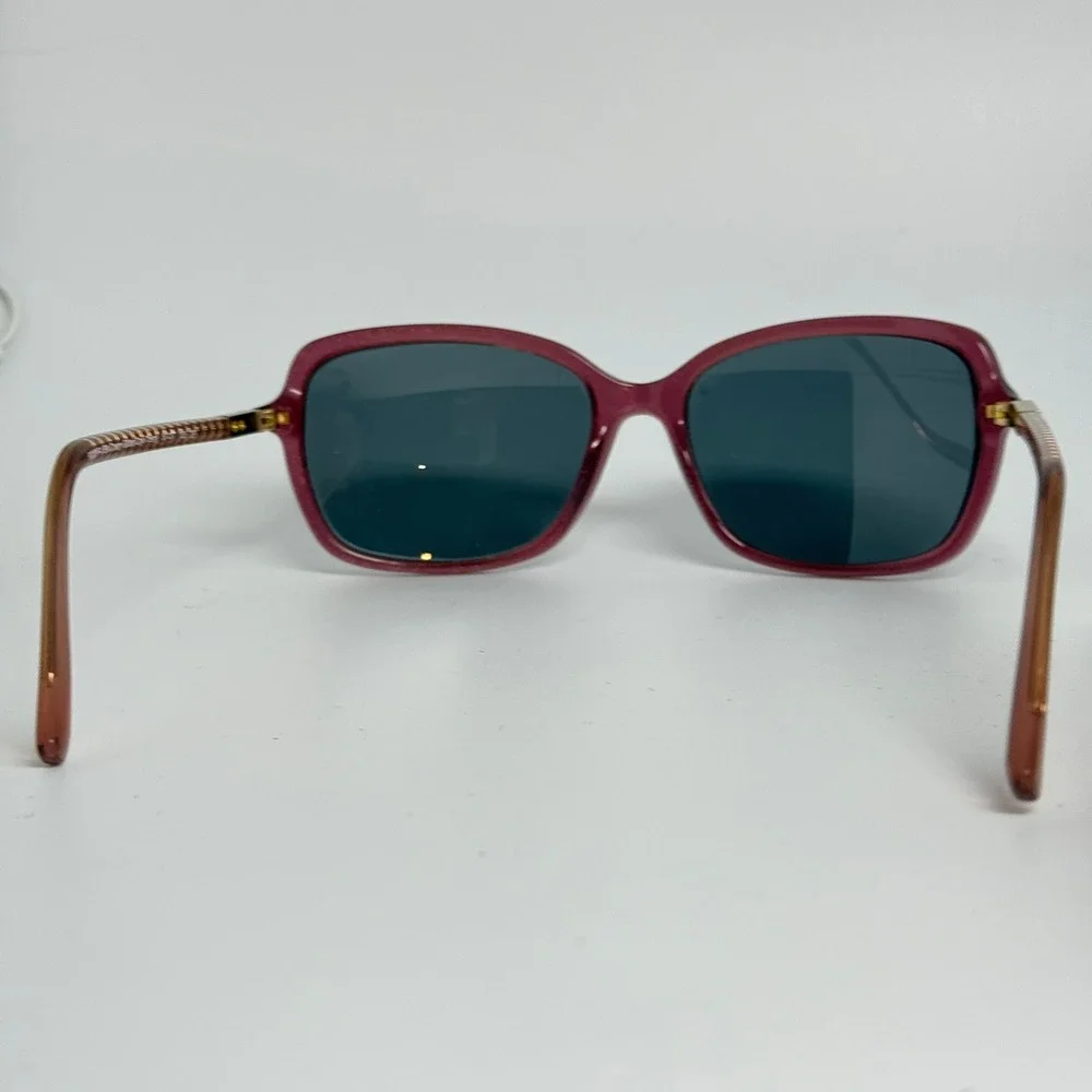 Coach HC 8152-L Sunglasses Black Cherry Glitter Polarized 57-17-135 5329F4